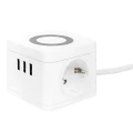 Изображение товара Удлинитель EKF UBA-CUB-3-WC с двумя розетками и 3 USB для дома и офиса