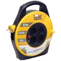 Изображение товара Удлинитель на катушке IEK WKP23-06-04-10 Garden УК10 10 м 4 розетки без заземления