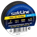 Изображение товара Изолента самозатухающая Safeline Auto МИНИ ширина - 15 мм, длина - 5 м, толщина - 0.15 мм, материал - поливинилхлорид, цвет - черный