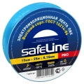 Изображение товара Изолента самозатухающая Safeline PRO ширина 19 мм длина 25 м голубая