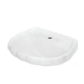 Изображение товара Умывальник Sanita Ромашка 60 белый подвесной из фарфора с отверстием под смеситель