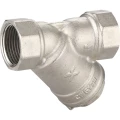 Изображение товара Фильтр IVANCI 3/4″ Ду20 Ру20 механической очистки воды, Kv=4.82 м3/ч, корпус - латунь, покрытие - никель, уплотнение - EPDM, фильтр - сталь AISI 316.