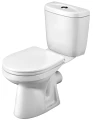 Изображение товара Унитаз-компакт Santek Анимо белый с горизонтальным выпуском и двухрежимной арматурой