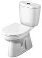 Изображение товара Унитаз-компакт Santek Анимо с вертикальным выпуском белый, двухрежимная арматура