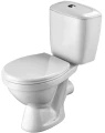 Изображение товара Унитаз-компакт Santek Паллада белый двухрежимная арматура горизонтальный выпуск