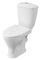 Изображение товара Унитаз-компакт Santeri Версия Комфорт белый (арматура, сиденье, косой выпуск)
