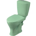 Изображение товара Унитаз-компакт Santeri Версия салатовый (арматура и сиденье, косой выпуск)