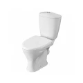 Изображение товара Унитаз-компакт Santeri Версия крап на белом (арматура и сиденье, косой выпуск)