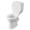 Изображение товара Унитаз-компакт Santeri Виктория белый (арматура и сиденье, косой выпуск)