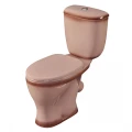 Изображение товара Унитаз-компакт Santeri Воротынский бежевый (арматура и сиденье, косой выпуск)