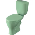 Изображение товара Унитаз-компакт Santeri Воротынский салатовый (арматура и сиденье, косой выпуск)