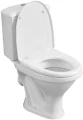Изображение товара Унитаз-компакт Santeri Вест белый (арматура и сиденье, косой выпуск)