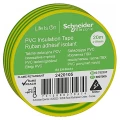 Изображение товара Изолента самозатухающая Schneider Electric 19 мм 20 м желто-зеленая
