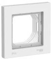 Изображение товара Рамка Schneider Electric AtlasDesign AQUA 1 пост 83x83 мм белая IP44 для ванных комнат и кухонь