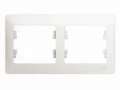 Изображение товара Рамка Schneider Electric Glossa 2 поста 83х154х12 мм перламутр пластиковая
