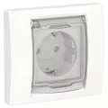 Изображение товара Розетка Schneider Electric Unica New 1-местная для скрытой установки IP44 белая