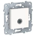 Изображение товара Розетка TV Schneider Electric Unica New для скрытой установки IP20 47-2200 МГц белая