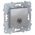 Изображение товара Розетка TV Schneider Electric Unica New для скрытой установки IP20 1-местная алюминий