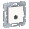 Изображение товара Розетка Schneider Electric Unica New TV 1-местная для скрытой установки IP20 1.5 дБ, простая, белая