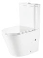 Изображение товара Унитаз-компакт Selena Esfera белый (двухрежимная арматура, дюропластовое сиденье с функцией мягкого закрывания, горизонтальный выпуск)