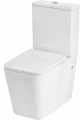Изображение товара Унитаз-компакт Selena Quadra белый с горизонтальным выпуском и мягким закрыванием
