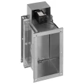 Изображение товара Клапан противопожарный SHUFT SHFDC-90-O-800_500-MB230-0-0-0-0 нормально-закрытый, прямоугольный, предел огнестойкости - El 90, корпус - оцинкованная сталь