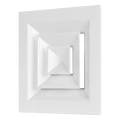 Изображение товара Решетка вентиляционная SHUFT 4 CA 450х450 потолочная, материал - алюминий, цвет - белый RAL 9016
