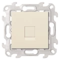Изображение товара Розетка компьютерная Simon 24 Harmonie 1-модульная, разъем RJ45 скрытой установки, степень защиты IP20, механизм, цвет - слоновая кость