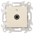 Изображение товара Розетка телевизионная Simon 24 Harmonie одиночная скрытой установки, степень защиты IP20, механизм, цвет - слоновая кость