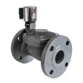 Изображение товара Клапан электромагнитный Smart HF-6503 Ду40 Ру12 пилотный фланцевый, нормально-закрытый, корпус - чугун, уплотнение - NBR, DC24V, с ручным дублером