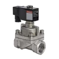 Изображение товара Клапан электромагнитный Smart SB-5572S 3/4″ Ду20 Ру65 муфтовый, непрямого действия, нормально-закрытый, корпус - нержавеющая сталь AISI 304, уплотнение – TEFLON, DC24V