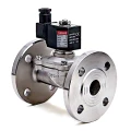 Изображение товара Клапан электромагнитный Smart SM-7205 Ду25 Ру10 фланцевый, прямого действия, нормально-закрытый, корпус - нержавеющая сталь, уплотнение - FKM, DC 24V