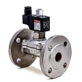 Изображение товара Клапан электромагнитный Smart SM-7207 Ду25 Ру10 фланцевый, нормально-открытый, корпус - нержавеющая сталь, уплотнение - FKM, DC 24V