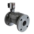 Изображение товара Клапан электромагнитный Smart HF-6503 Ду100 Ру12 пилотный фланцевый, нормально-закрытый, корпус - чугун, мембрана - NBR, катушка 220В, с ручным дублером