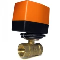 Изображение товара Кран шаровой SMART QT33082 3/4″ Ду20 Ру16 полнопроходной, двухходовой, латунь, уплотнение - PTFE, внутренняя резьба, с электроприводом 220В