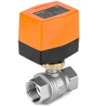 Изображение товара Кран шаровой SMART QT33082S 1/2″ Ду15 Ру16 полнопроходной, двухходовой, нержавеющая сталь, уплотнение - PTFE, внутренняя резьба, с электроприводом 220В