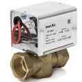 Изображение товара Кран шаровой SMART QT40082 1/2″ Ду15 Ру16 зональный полнопроходной, двухходовой, латунь, уплотнение - PTFE, внутренняя резьба, с электроприводом 220В