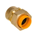 Изображение товара Муфта диэлектрическая соединительная STAHLMANN 15Aх1/2″ Ду15x15 Ру15 латунная, внутренняя резьба/обжим