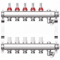 Изображение товара Комплект коллекторной системы STI CM5F с расходомерами и 5 выходами для теплого пола