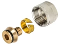 Изображение товара Компрессионный фитинг STOUT SFC-0021 Дн20х2,0х3/4 Ру10 латунь хром для труб PEX-AL-PEX