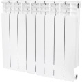 Изображение товара Биметаллический радиатор Stout Space 500 8 секций боковое подключение Россия