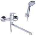 Изображение товара Смеситель для ванны с душем SWES Globo, длина 350 мм, хром
