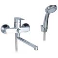 Изображение товара Смеситель для ванны с душем SWES Vindo, длина 200 мм, одноручный, хром