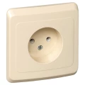 Изображение товара Розетка Systeme Electric Этюд 1-местная скрытой установки без заземления кремовая