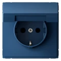Изображение товара Розетка Systeme Electric ArtGallery 1-местная скрытой установки с заземлением аквамарин