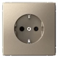 Изображение товара Розетка Systeme Electric ArtGallery 1-местная скрытой установки с заземлением шампань