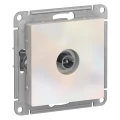 Изображение товара Розетка Systeme Electric AtlasDesign TV 1-местная для скрытой установки IP20 5-2150 Гц, антенна, механизм, жемчуг