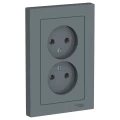 Изображение товара Розетка Systeme Electric AtlasDesign 2-местная скрытая монтаж 16А IP20 Россия