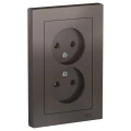 Изображение товара Розетка Systeme Electric AtlasDesign 2-местная 16А IP20 мокко