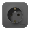 Изображение товара Розетка Systeme Electric Blanca 1-местная для открытой установки 16А IP20 антрацит
